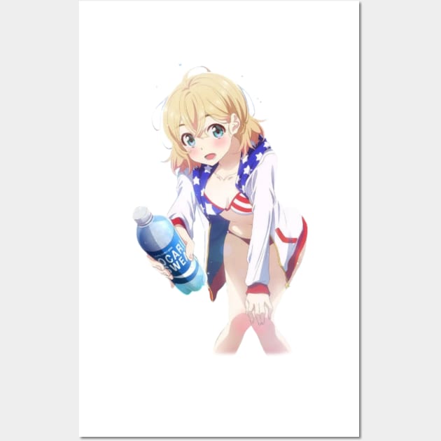 Kawaii Kanojo San From Rent A Girlfriend Wall Art by Hentai-heaven